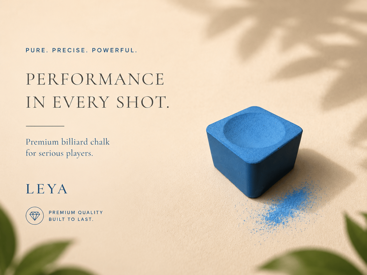 Billiards chalk product visual